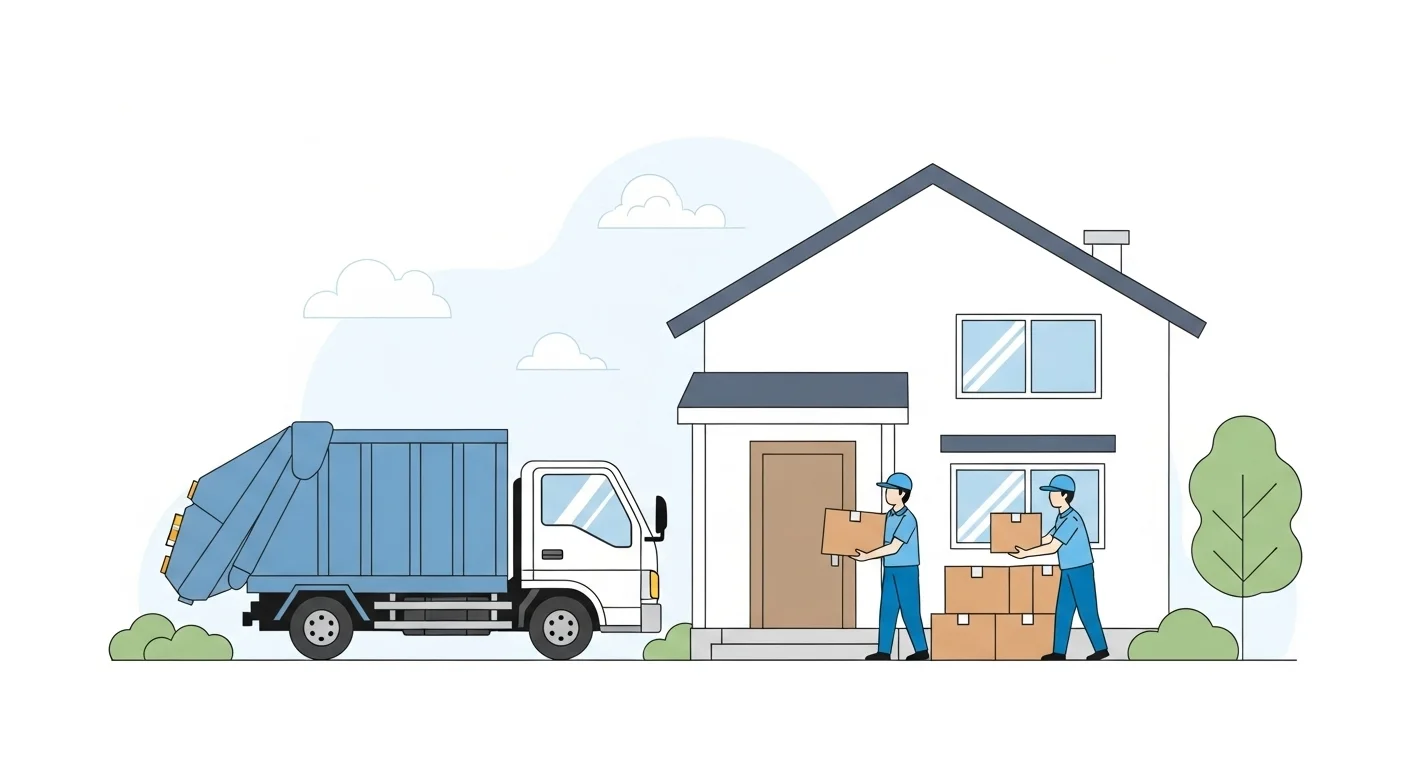 Residential junk removal process Pacific Northwest